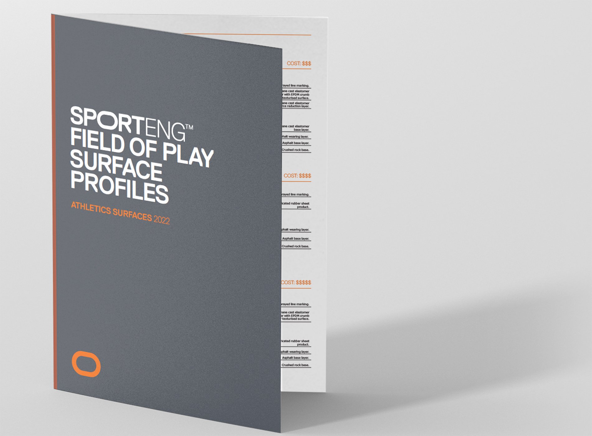 Mock up of the SPORTENG Athletic Tracks Surface Playbook